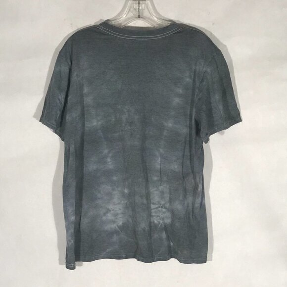 ADIDAS Mens Large Tye Dye Acid Wash Workout Short Sleeve T Shirt Tee - Picture 8 of 8